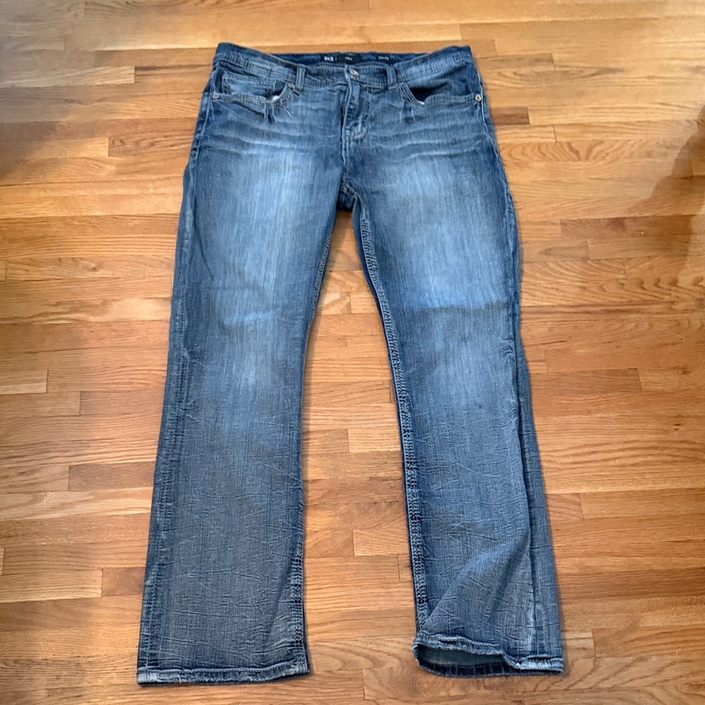 BKE Aiden Straight Leg  Jeans in Blue size 34x32